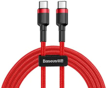 Baseus Cable USB-C to USB-C Cafule PD 2.0 60W 1m Red (CATKLF-G09)