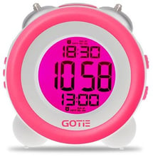 Настольные часы с будильником GOTIE GBE-200R
