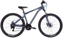 Велосипед 27.5 Discovery TREK AM DD 2022 темно-серый с синим OPS-DIS-27.5-029