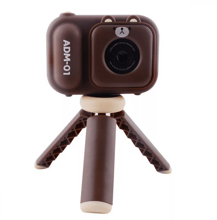 Дитячий фотоапарат S11 зі штативом brown