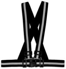 Светоотражающий пояс-жилет для велосипедистов UFT waistcoat Black