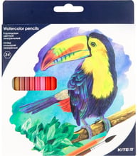 Карандаши цветные акварельные Kite K18-1050, 24 шт.