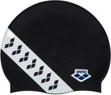 Шапочка для плавания Arena ICONS TEAM STRIPE CAP (001463-111) UNI black-white