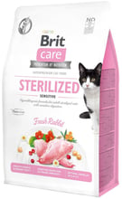 Сухой корм Brit Care Cat GF Sterilized Sensitive для стерилизованных кошек 0.4 кг (8595602540778)
