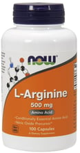 NOW Foods L-Arginine 500 mg Capsules 100 caps