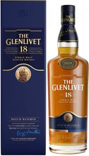Виски The Glenlivet 18 years old 0.7л, 40%, gift box