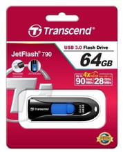 Transcend 64GB JetFlash 790 USB 3.0 Black (TS64GJF790K)
