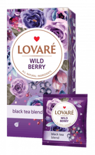 Lovare WILD BERRY черный с ароматом лесных ягод 24х1.5 г пакетированный (4820198872731)
