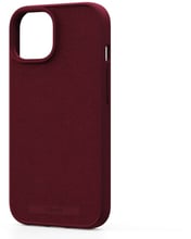 Njord Suede MagSafe Case Crimson Red (NA51SU11) for iPhone 15