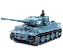 Танк микро р/у (1:72) Great Wall Toys Tiger со звуком (серый) (GWT2117-4)