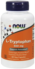 NOW Foods L-Tryptophan 500 mg 60 veg caps