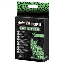 Наполнитель для кошачьего туалета AnimAll Tofu зеленый чай 2.6 кг 6 л (4820224500355)