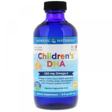Nordic Naturals Children's DHA 530 mg 8 fl oz (237 ml) Strawberry Рыбий жир (жидкий) для детей со вкусом клубники