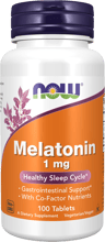 NOW Foods Melatonin, 1 mg, 100 tabs