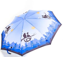 Зонт женский полуавтомат Zest голубой (Z53626A-5)