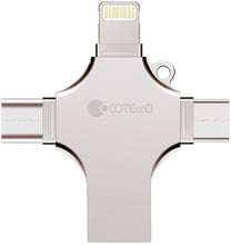 COTEetCI 128Gb U70 Four Interface 4-in-1 USB 3.0 Gold (CS8836-128)