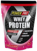 Power Pro Whey Protein 1000 g / 25 servings / Полуниця