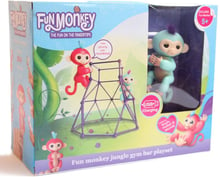 Комплект Fingerlings Jungle Gym PlaySet + интерактивная обезьянка Zoe