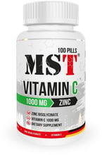 MST Vitamin C + Zinc Витамин С + Цинк 100 таблеток