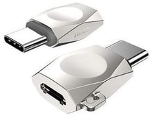 Hoco Adapter UA8 USB-C to MicroUSB Silver