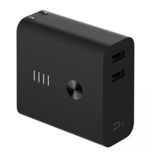 Xiaomi ZMI USB Wall Charger 2xUSB 3A + Power Bank 5200mAh Black (APB01A)
