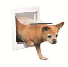 Дверца для собак Trixie FreeDog XS/S мелких пород белая 25x29 см 21.8-22.7 см (4011905038773)