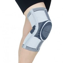 Бандаж колінного суглоба Doctor Life Актив посилений розмір L сірий (А7-049)