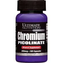 Ultimate Nutrition Chromium Picolinate 200 mcg 100 caps