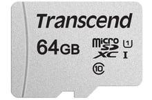 Transcend 64GB microSDXC Class 10 UHS-I U1 (TS64GUSD300S)