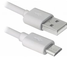 Defender USB Cable to microUSB 3m White (87468)