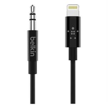 Belkin Audio Cable AUX 3.5mm Jack to Lightning 1.8м Black (AV10172BT06-BLK)