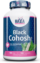 Haya Labs Black Cohosh 100 мг Екстракт чорного кохошу 120 капсул