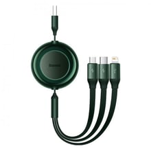 Baseus USB Cable to Micro USB/Lightning/Type-C Bright Mirror 2 Series 3.5A 1.1m Green (CAMJ010006)
