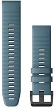 Garmin QuickFit 22 Watch Bands Lakeside Blue Silicone (010-12863-03)