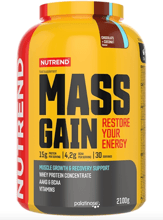 Nutrend MASS GAIN 2100 g / 30 servings / chocolate+coconut