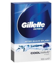 Gillette Series Cool Wave After Shave Splash 100 ml Лосьон после бритья