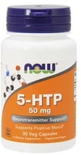 NOW Foods 5-HTP 50 mg Veg Capsules 30 caps
