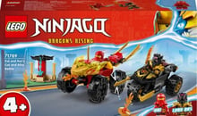 Конструктор LEGO Ninjago Автомобільна та байкова битва Кая та Раса 103 деталей (71789)