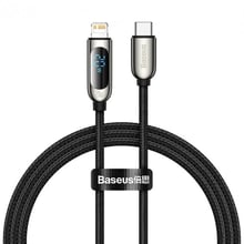Baseus Cable USB-C to Lightning Display 20W 1m Black (CATLSK-01)