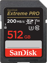 SanDisk 512GB SDXC Class 10 UHS-I U3 V30 Extreme Pro (SDSDXXD-512G-GN4IN)