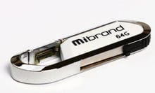 Mibrand 64GB Aligator USB 2.0 White (MI2.0/AL64U7W)