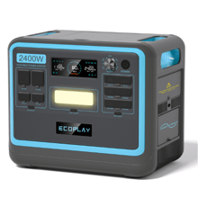 Зарядна станція EcoPlay P2400 2048Wh 2400W Grey