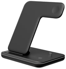 BeCover Wireless Charging BC-Z5 10W Black (704088) for Apple iPhone and Apple Watch and Apple AirPods