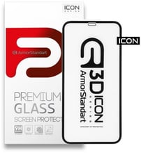 ArmorStandart Tempered Glass 3D Icon Black for iPhone 11 Pro/iPhone X/iPhone Xs (ARM55720-GI3D-BK)