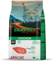 Сухой корм Bravery Chicken Adult Cat с курицей 2 кг (7616 BR CHIC_2KG)