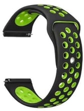 Becover Sport Band Vents Style Black-Green for Amazfit Stratos 1/2/2S/3 / GTR 2 / GTR 47mm / GTR Lite 47mm / Nexo / Pace (705811)