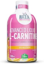 Haya Labs Advanced Liquid L-Carnitine 1000 mg Ацетил-L-карнитин 500 мл Orange