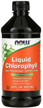 NOW Foods Liquid Chlorophyll Хлорофіл рідкий з м'ятним смаком 473 мл (Для профілактики імунної системи)(79006430)Stylus approved
