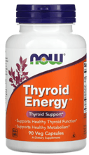 Now Foods Thyroid Energy Поддержка щитовидной железы 90 капсул