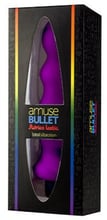 Анальная пробка с вибрацией Adrien Lastic Bullet Amuse Purple